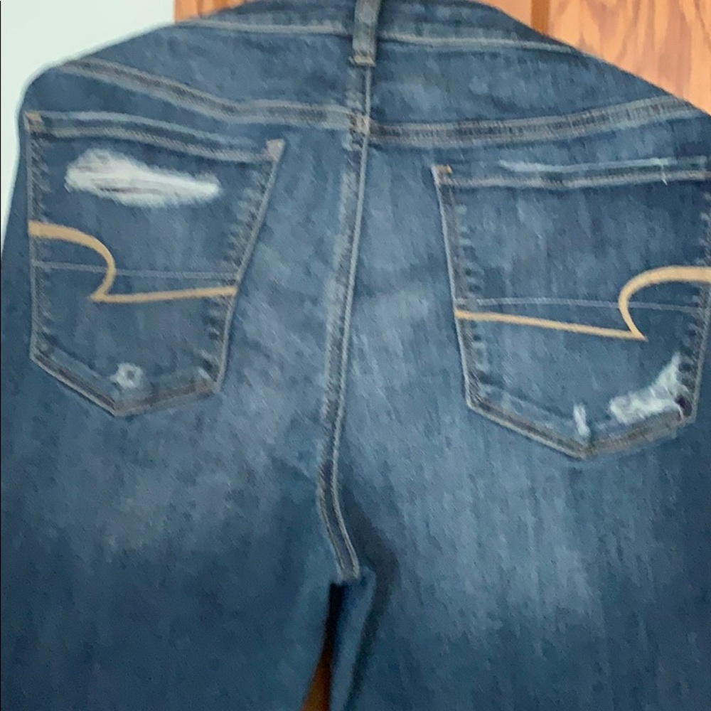 American Eagle ripped jean